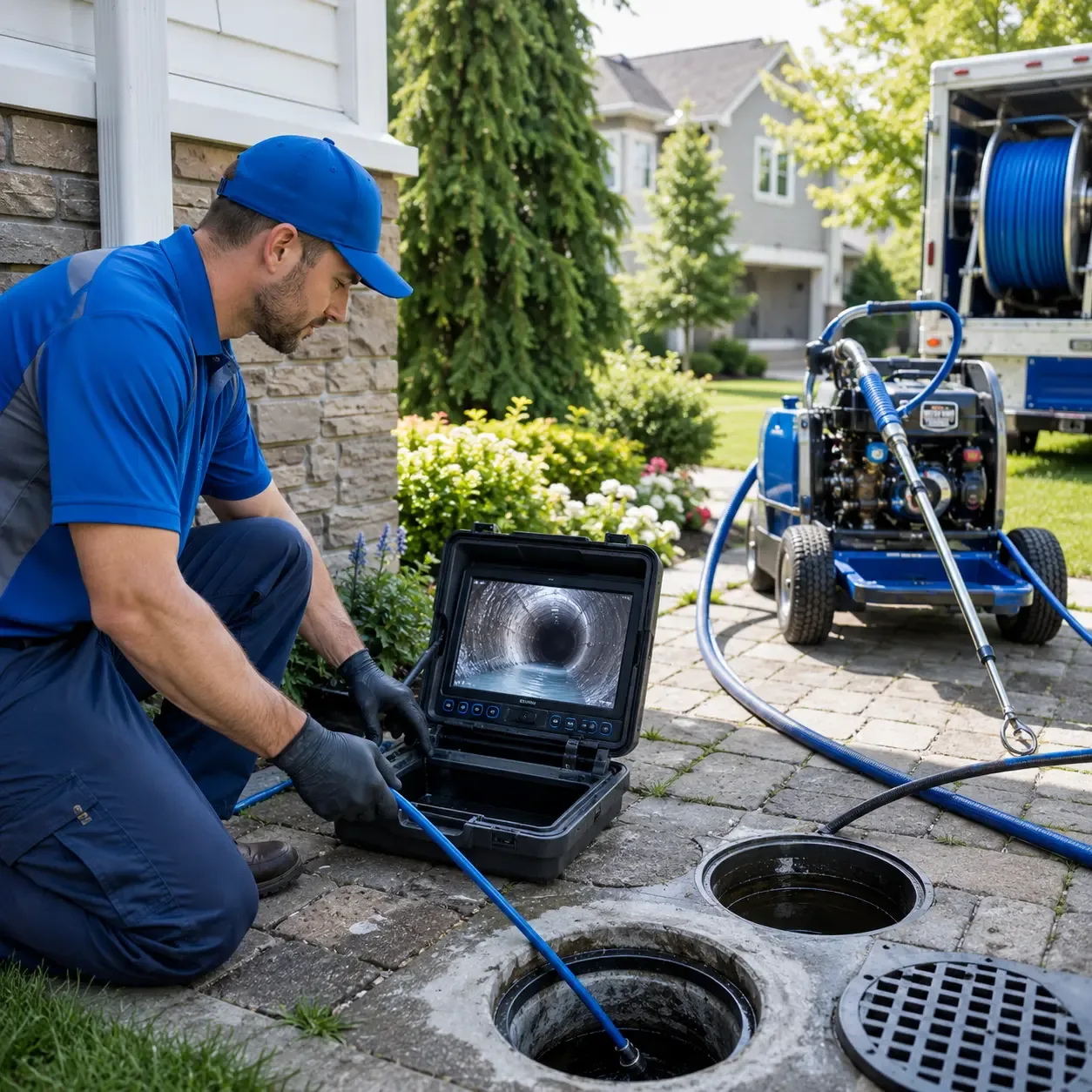 Outdoor drain cleaning professionals serving Lunenburg, VT